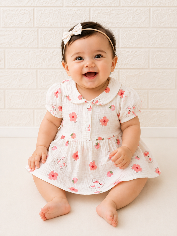 Crinkled Muslin Frocks