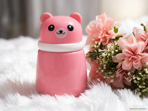 Blush Bear Baby Powder Puff