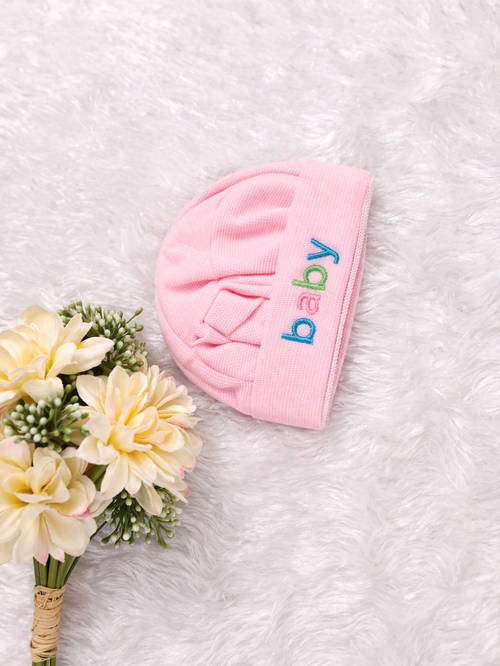 SnuggleSoft Baby Cap Set with Mittens & Booties – Soft & Cozy (0M+)