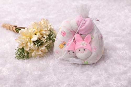 SoftTouch Baby Mittens & Booties Set with Gift Pouch – Cozy & Cute (0M+)