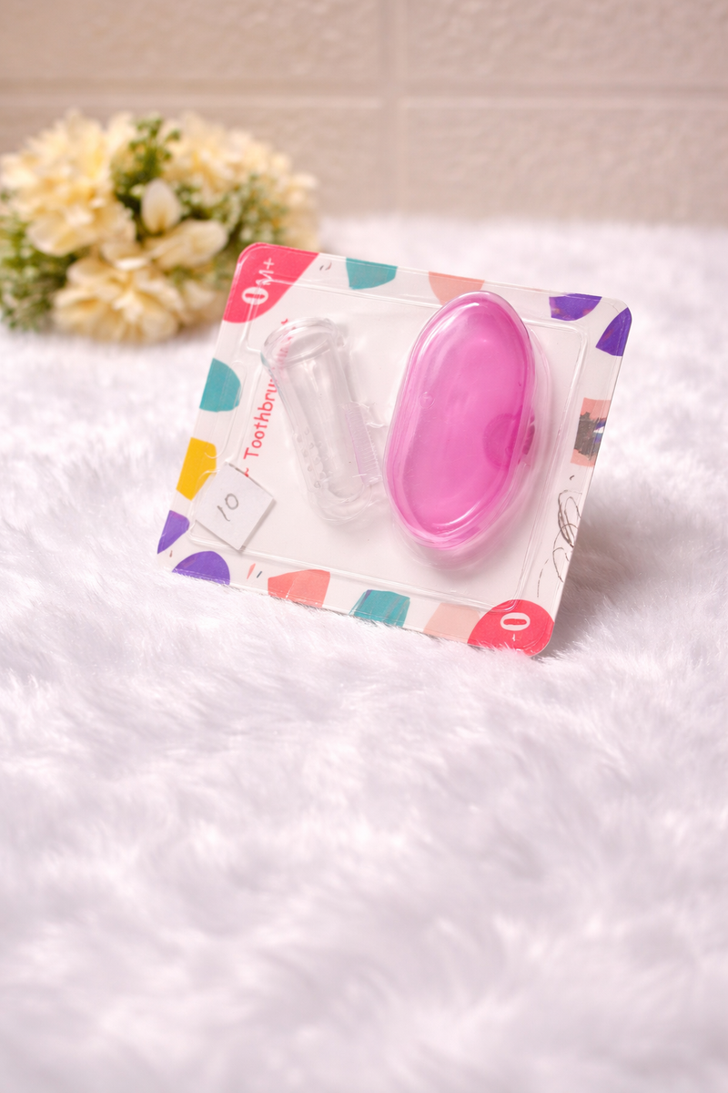 Gentle Baby Finger Toothbrush Set with Protective Case (6M+)