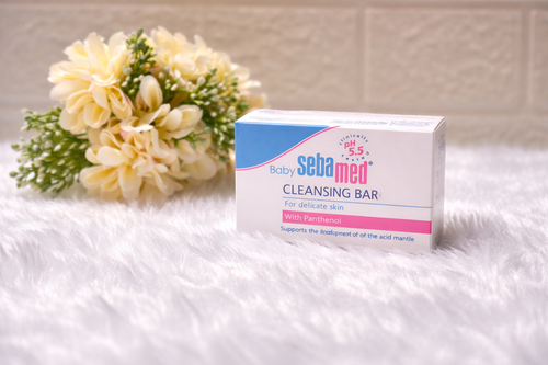 Sebamed Baby Cleansing Bar pH 5.5 – Gentle Soap-Free Cleanser for Delicate Skin (100g)