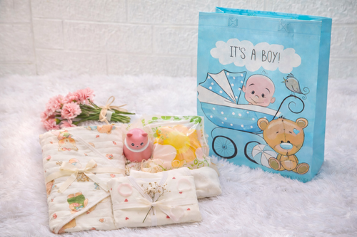 Minimoe Baby Boy Everyday Care Hamper