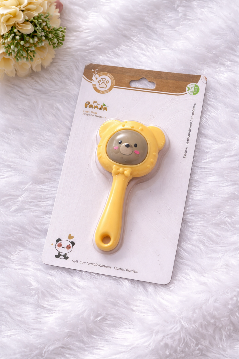 CuteGrip Silicone Rattle Teether – BPA Free Baby Teething Toy