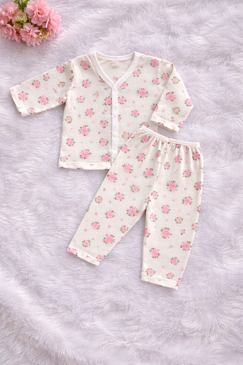 Pink Blossom Baby set Full Sleeve