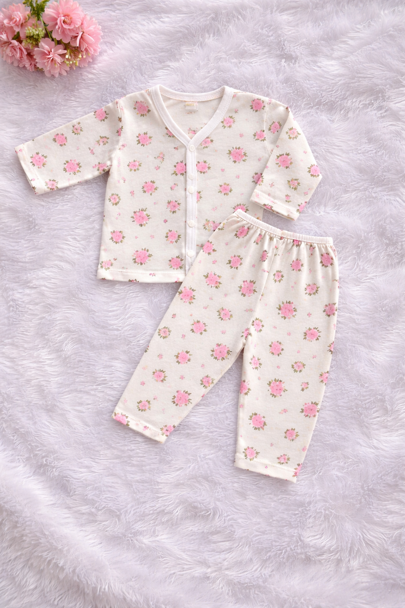 Pink Blossom Baby set Full Sleeve