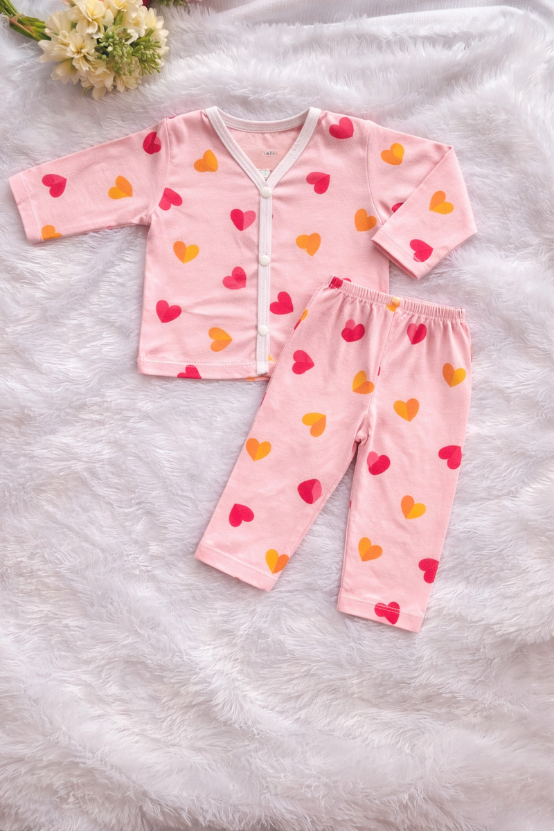 Pinky Promise Baby Pant Set Full Sleeve