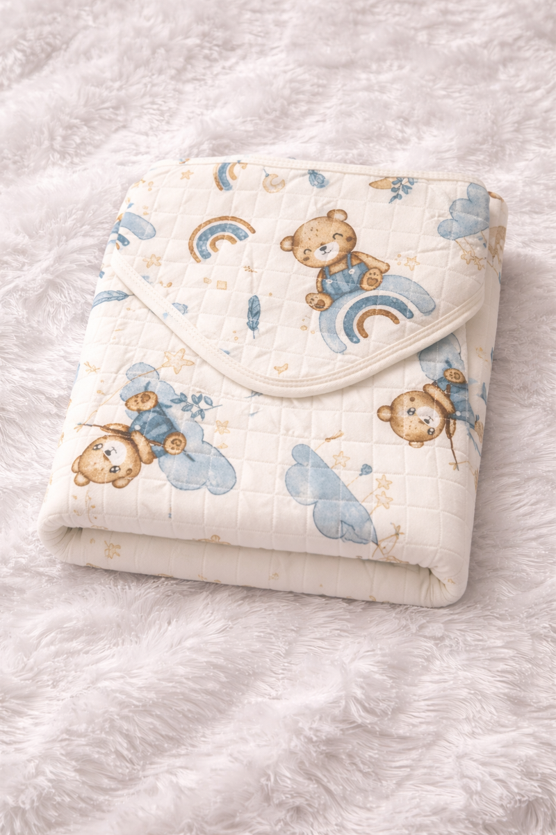 DreamBear Hooded Baby Towel – Ultra Soft & Gentle Care