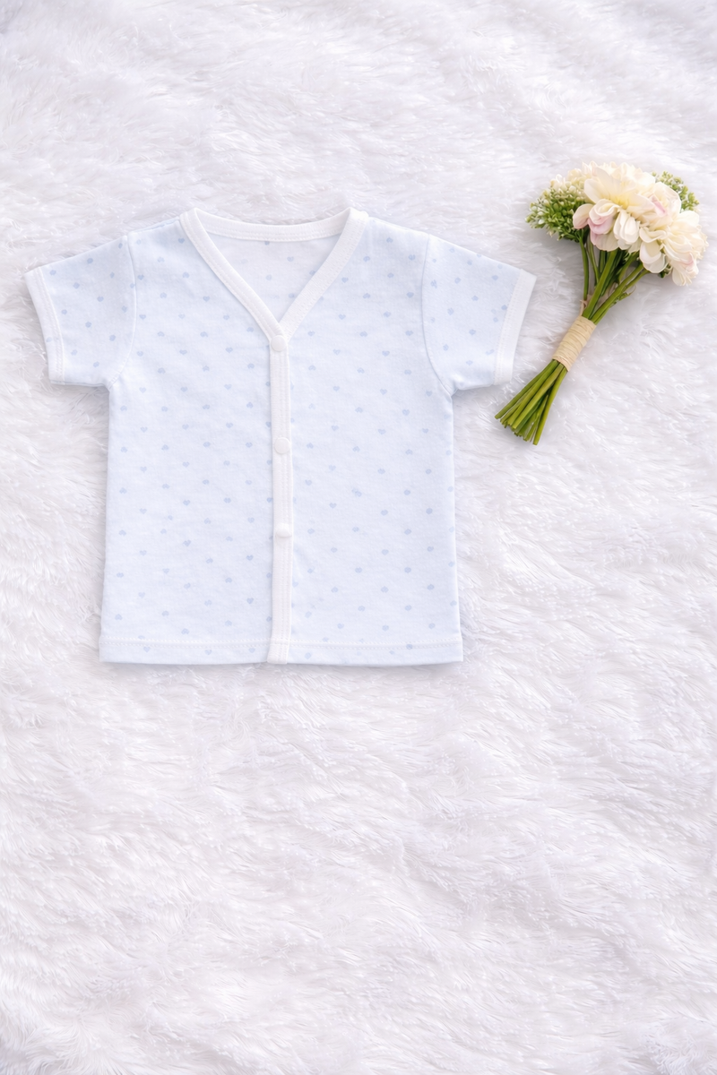 Blue Bliss Baby  Half Sleeve Jabla