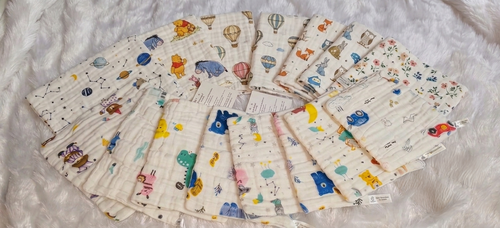 PureSoft Muslin Baby Washcloth Pack of 1 – Ultra Gentle Multi-Use Cloths