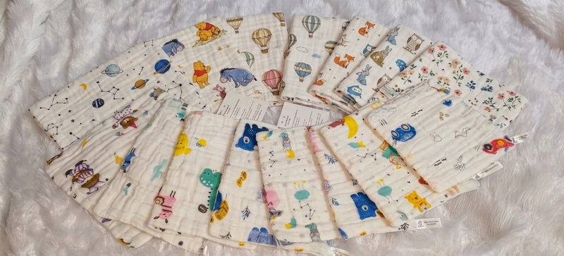 PureSoft Muslin Baby Washcloth Pack of 1 – Ultra Gentle Multi-Use Cloths