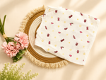 Soft Muslin Cotton Baby Jabla for Newborn Baby Boy & Girl | Cute Pink Toy Print Sleeveless Front Open Jabla | Soft Daily Wear Summer Wear (Small/Medium)